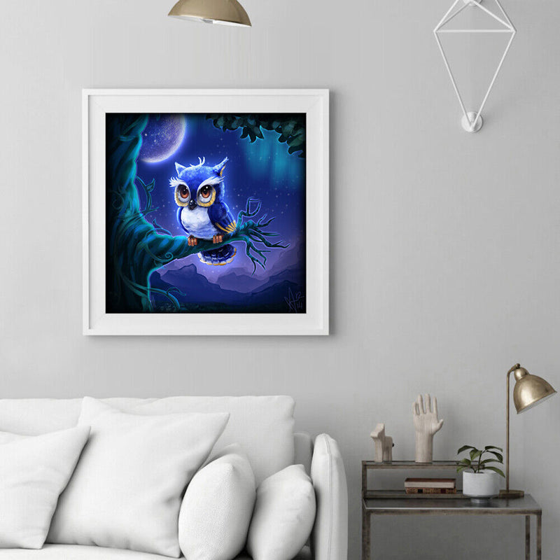 5D Diamond Painting DIY Owl Full Round Drill Rhinestone Kit