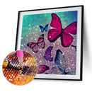 Full Square Drill Mosaic Poster 5D DIY Diamond Painting Color Butterfly Kit