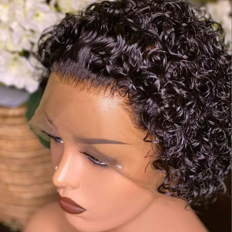 Women's wig Hair Full Wig Fashion Black Hair Wig Twist Wig Short Curly Wigs