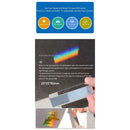 Dispersion Effects Filter Photography Triangular Prism 25x25x80mm Rainbow
