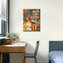 DIY Pumpkin Gnome Mosaic Full Round Diamond Drawing Handmade Rhinestone Craft