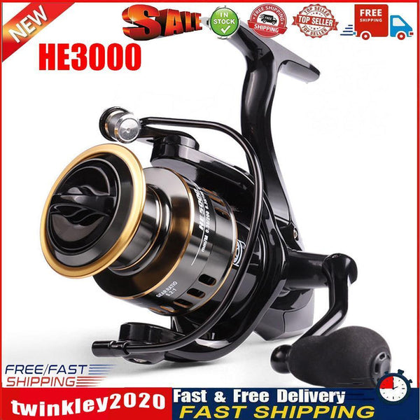 Metal Spool 5.2:1 Spinning Reel Drag Line Spool Fishing Tackle (HE3000) Newly