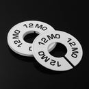 Ring clothing size dividers Round Hangers hanging organizer Baby clothes