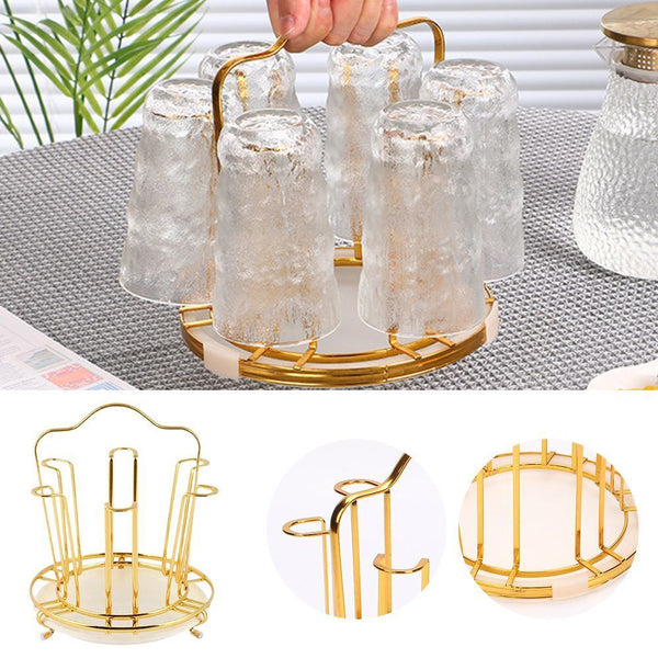 Drying Rack Metal Mug Cups Stand Cup Rack Storage Rack Holder Mug Holder