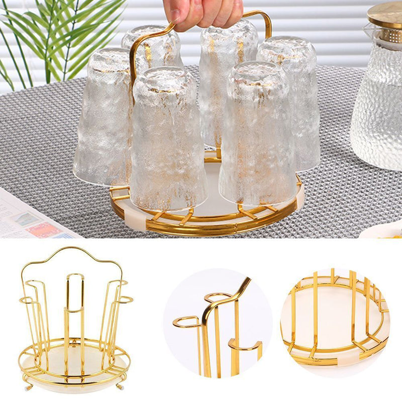 Drying Rack Metal Mug Cups Stand Cup Rack Storage Rack Holder Mug Holder