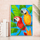 5D Luminous Diamond Painting DIY Animal Full Round Drill Wall Decor Rhineston