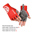 #A Ice Silk Cycling Gloves Breathable Anti-skid Adults Women Men Half Finger Glo