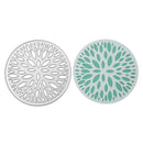 AVZYARDY 1 Set Circular Metal Punching Stencils for Cardmaking, Template