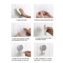 Self Adhesive Storage Racks Wall Hangers Robe Coat Hooks Shower Hook