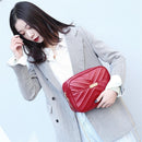 Fashion Small Crossbody Shoulder Handbags Women Leather Solid Color Chain Bags