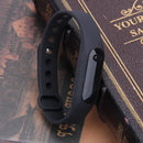 Unisex Sports Casual Date Sports Bracelet Digital Watch (Black)