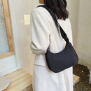 Fashion Solid Color Zipper Shoulder Bag Women Designer Purse Crossbody Bags