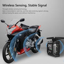 Solar Motorcycle TPMS Tire Pressure Monitoring System with 2 External Sensors