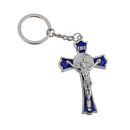 Split  Kruzifix   SchlÃ¼sselring Holy Cross Key Fob ReligiÃ¶ses Katholisches