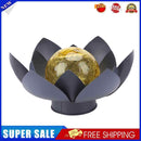 Solar Lawn Lamps Cracked Glass Ball Lotus Light Home Garden Decoration Lights