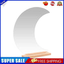 Acrylic Vanity Mirror Irregular Mirror Home Desktop Makeup Decor 2pcs