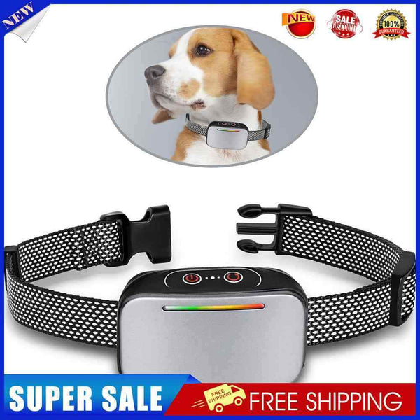 Waterproof Dog Stop Barking USB Charging Bark Deterrents Adjustable Pet Sup