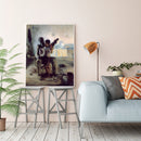 40x50cm Oil Paint By Numbers Learn Musical Instrument Frameless Picture Crafts
