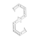 4pcs S Shaped Hooks Stainless Steel Hangers Outdoor Metal Hook Buckles Carabi