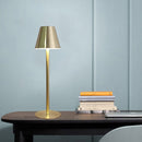 #A Rechargeable Desk Lamp Touch Dimming Metal Table Lamps for Bar Cafe Home Room