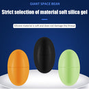 60pcs 10 Group Set Silicone Space Beans Stopper Fishing Bait Float (Green) Newly