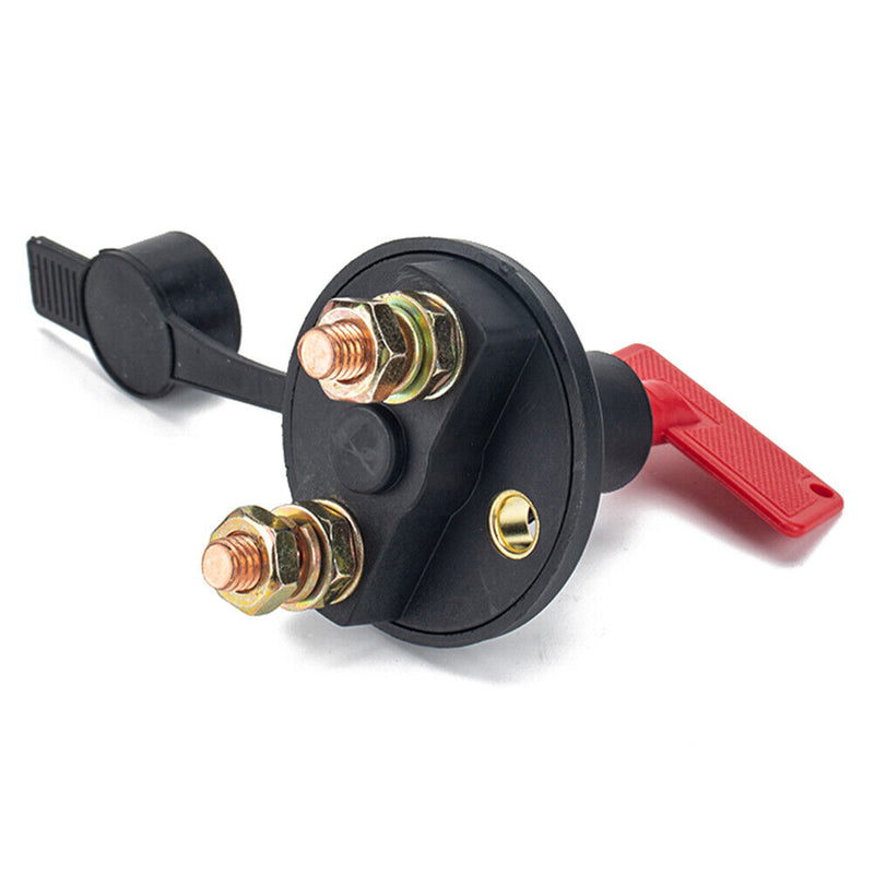 200A Car Battery Disconnect Switch Cut Off Switch Isolator with Dust Cover Newly