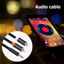 RCA Cable HiFi Stereo 2RCA to 3.5mm Audio Cable AUX Y Splitter Cord (300cm)