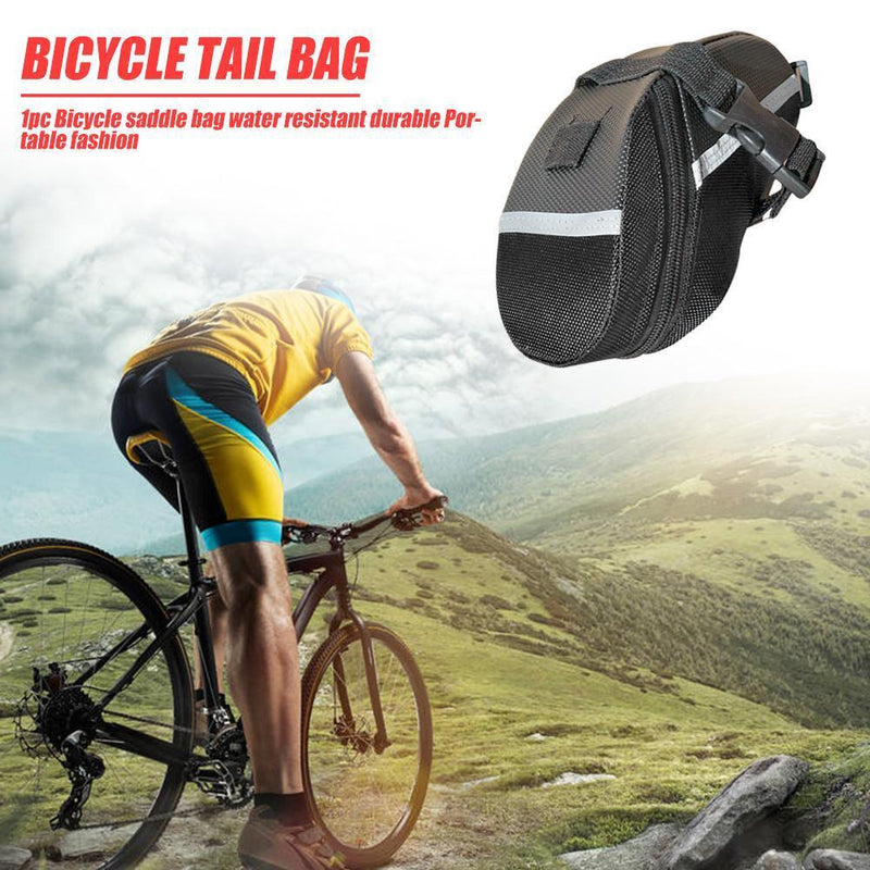 Mountain Bike Phone Case Seat Tail Pouch Seatpost Bags Bicycle Saddle Rear Ba