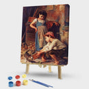 Frameless Painting By Number Coloring Drawing Oil Picture for Adults DIY Kits