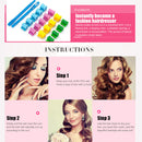 18pcs Hair Rollers Snail Shape Hair Curler Spiral Wave Curls DIY Styling Tools
