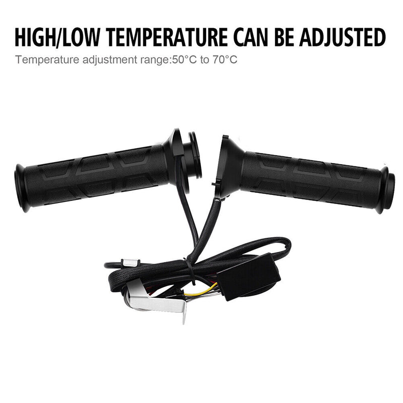 CS-095D1 Motorcycle Motorbike Electric Heated Grips for 22mm 7/8inch Handleable