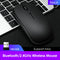 Dual Mode 2.4GHz Wireless + Bluetooth-compatible Mouse Rechargeable PC Mice