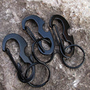 Outdoor Climbing Carabiner Bottle Opener Buckle Keychain Ring EDC Tools Newly
