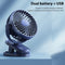 #A Quiet Clip-on Desktop Fan Mini Handheld USB Fans for Student Dormitory Office