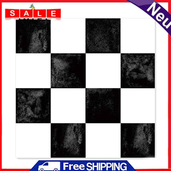 10pcs 10cm Retro Pattern Floor Tiles Wall Stickers Bathroom Kitchen Decals Decor