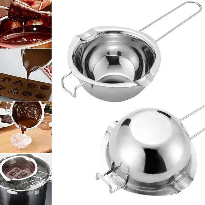 Stainless Steel Chocolate Butter Melt Pot DIY Kitchen Dessert Baking Tool Newly