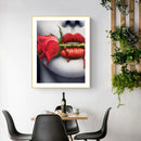 DIY Diamond Painting Rose in Mouth Full Round Drill Mosaic Picture Rhinestones