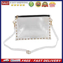 Korean PVC Waterproof Clear Handbag Women Small Zipper Travel Messenger Bag