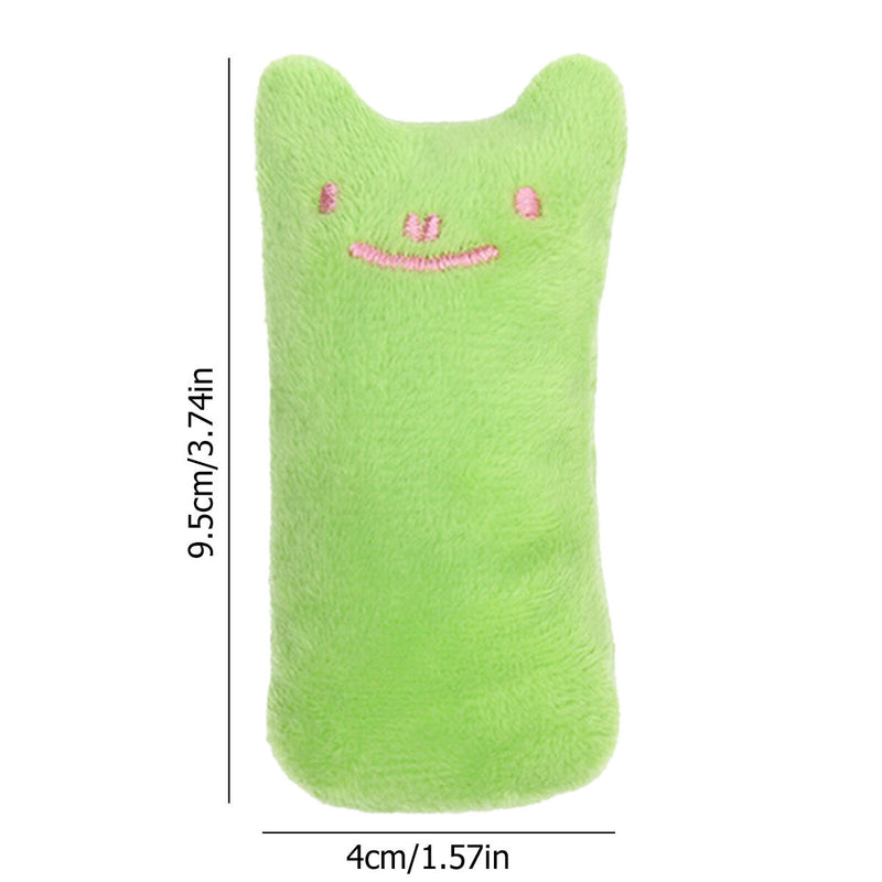 Cat Catnip Toys - Pet Supplies Kitten Plush Chew Toys for Cats (Green)