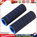 1 Pair Bike Bicycle Handle Bar Sponge Grip Cover Bar Grips Sleeve (Blue) Newly