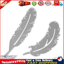 2 Pcs Metal Feather Cutting Dies Stencils DIY Scrapbooking Paper Card Newly
