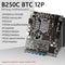 B250C BTC Mining Motherboard+SATA Switch Cable 12xPCIE To USB3.0 LGA 1151 Newly