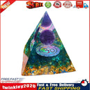 Pyramid Ogan Crystal Energy Tower Nature Reiki Chakra Crushed Stone (H) Newly