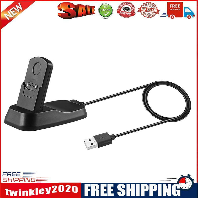 Charging Stand Cradle Dock Charger Adapter w/1m Data Cable for Ticwatch E/S