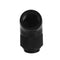G1/4 Screw Thread 45 Degree Elbow Rotation Brass Connector Fitting(Black) Newly