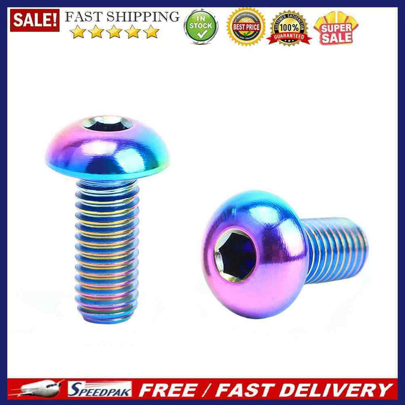 RISK 2pcs Bicycle Water Bottle Bolts Mountain Bike Air Pump Holder Fixed Scre