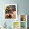Girl with Feathers Oil Paint By Numbers DIY Handpainted on Canvas Wall Art