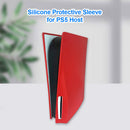 Silicone Dustproof Protective Housing Cover for PS5 (Optical Drive Red) Newly