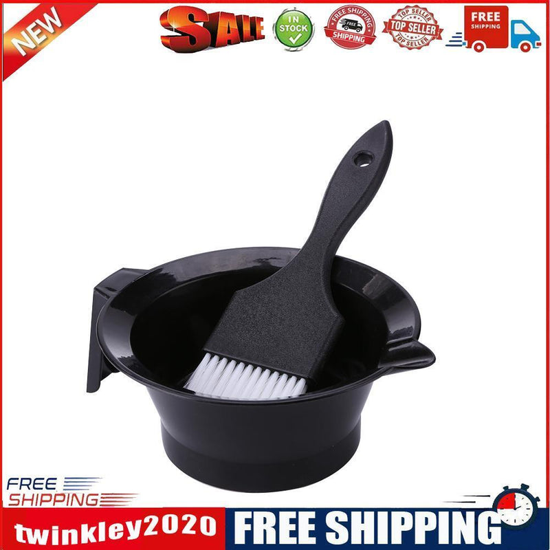 2pcs Hair Coloring Dyeing Tools Kit Bowl+Dyed Comb Brush Salon Hairdressing