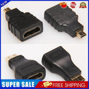 Mini HDMI-compatible Male to HDMI-compatible Female + Micro to HDMI-compati